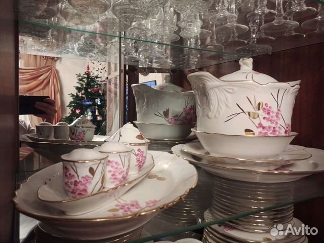 Сервиз столовый дулево сирень 96-97гг на 12 персон