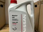 Моторное масло Nissan 5w40 5 л оригинал объявление продам