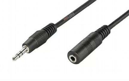 Кабель-удлинитель аудио Jack 3.5 (m) -Jack 3.5 (f)