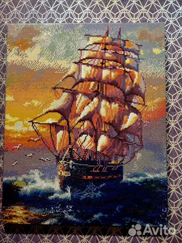 Алмазная мозаика.(готовая картина)