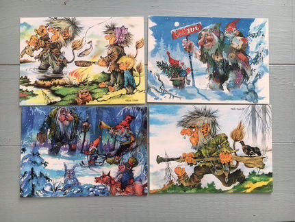 Открытки чистые иностранные ретро СССР европа