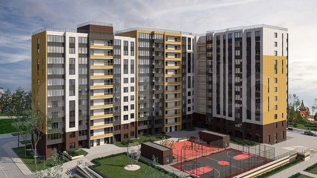 2-к. квартира, 68,9 м², 4/12 эт.