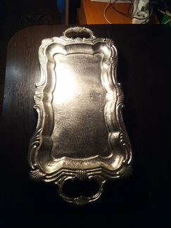 Поднос оловянный
