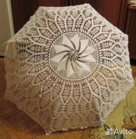 Зонт вязаный