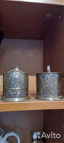 Подстаканники СССР мельхиор