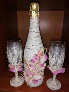 Фужеры для шампанского свадебные