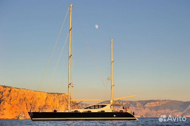 Стальная парусная суперяхта 30 метров (кетч)