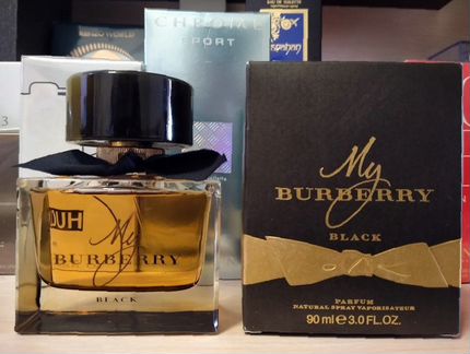 My burberry black 90ml edp распив