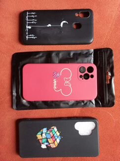 Защитное стекло и чехол samsung A40, чехол для А32