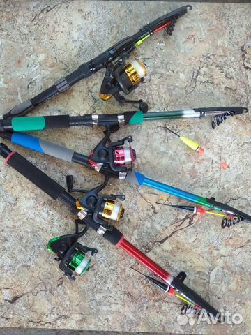 Удочка спиннинг 1.8м-4.5м