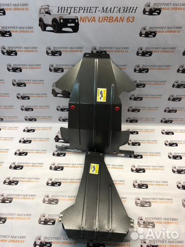 Защита картера двигателя, кпп и рк LADA 4x4