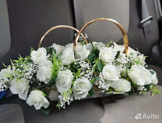 Свадебные украшения на машину аренда