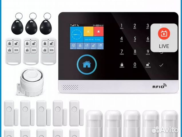 Gsm Охранная система сигнализации, дом под охрану