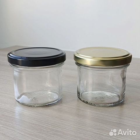 Банки стеклянные 100 мл для хранения / декора