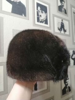 Шапка норковая новая