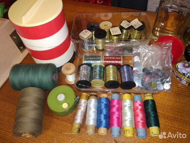 Нитки люрекс шелковые СССР