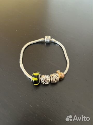 Sunlight браслет серебряный с шармами