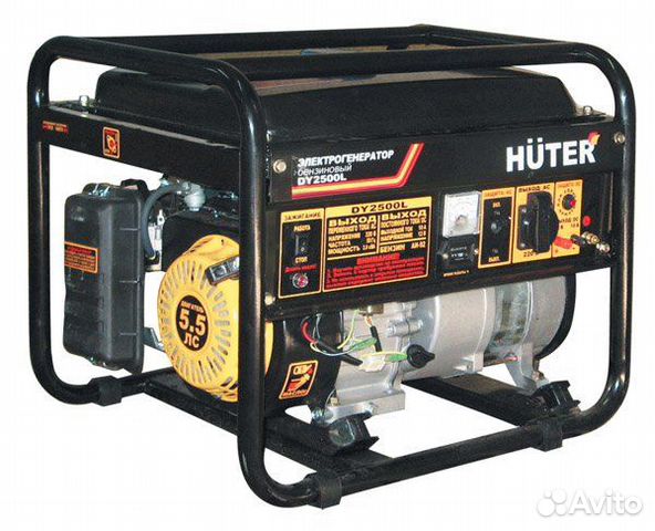 Электростанция бензиновая huter DY2500L