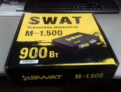 Моноблок новый 1-канальный усилитель для сабвуфера