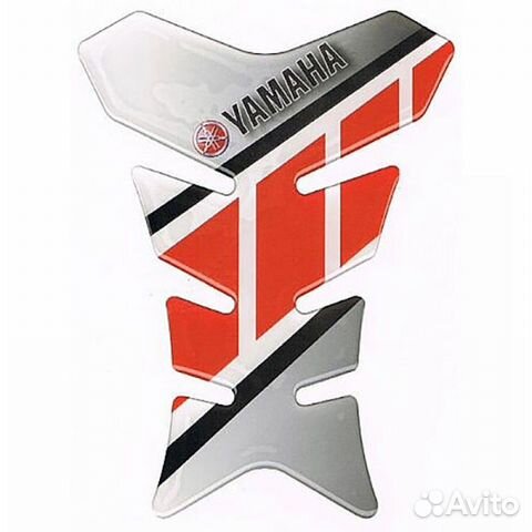 Наклейка на бак Yamaha красная D7370-600-09