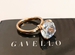 Gavello оригинальное золотое кольцо с топазом