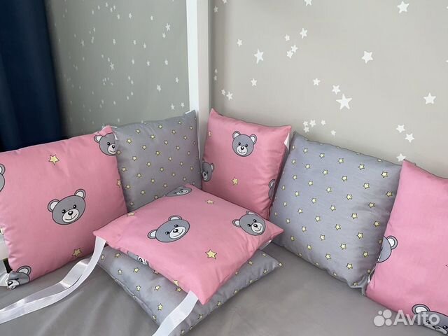 Бортики в кроватку новые