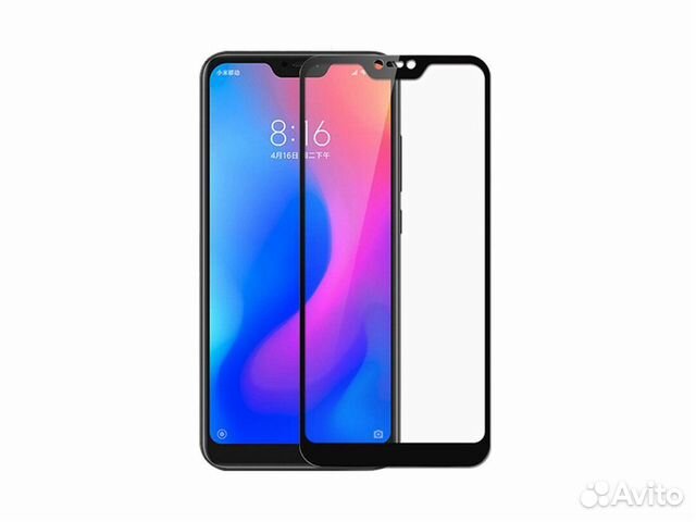 Стекло для Xiaomi Redmi 6 Pro/Mi A2 Lite Full Glue