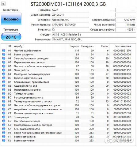 Жесткий диск 2TB, Seagate, WD