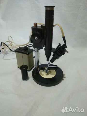 Микроскоп М-70А с обьективами, СССР