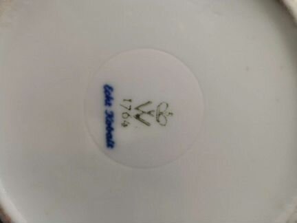 Фарфоровая ваза Echt Kobalt Wallendorf