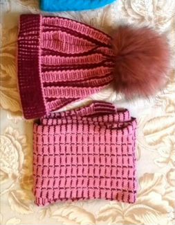Шапка+шарф