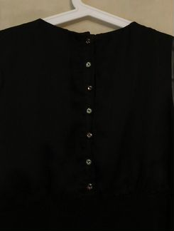 Черное платье миди love republic c камнями