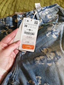 Джинсы Zara новые размер 38