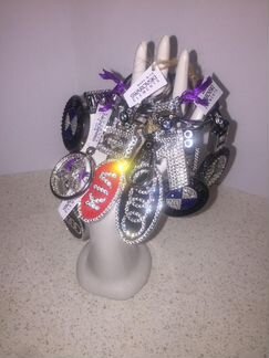 Брелок с кристаллами Swarovski