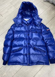 Куртка moncler синяя мужская размер 50-52