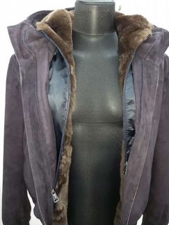 Loro piana бомбер замшевый