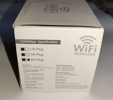 5/2.4 Ghz WiFi усилитель 1200Mbps