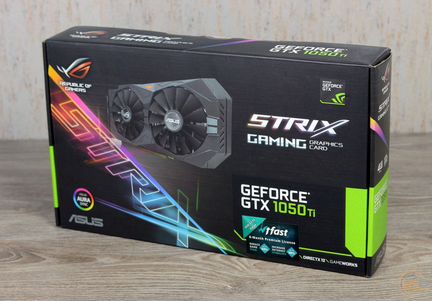 Видеокарта Geforce GTX 1050Ti Strix 4Gb 1392 MHz