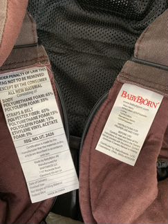 Рюкзак-переноска BabyBjorn ONE Cotton MIX