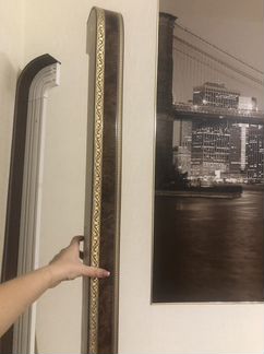 Карнизы потолочные трёхрядные скруглённые 2 шт