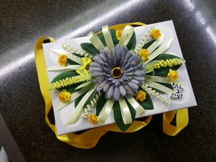 Коробка открытка ручной работы для подарка