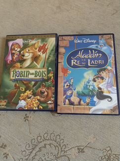 Диски с мультфильмами на французском/русском/англи