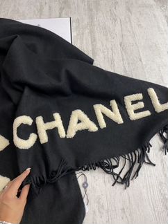 Палантин Chanel черный