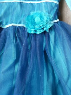 Нарядное платье морская волна Pelican 7 лет