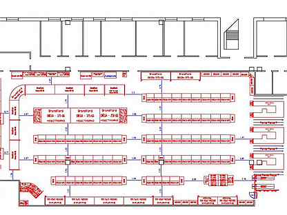 План торгового зала магазина пятерочка