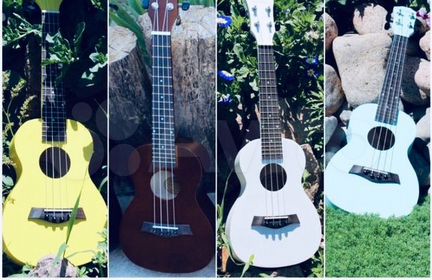 Укулеле сопрано 4 нейлонов. струны