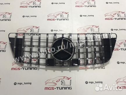 Решетка ML-Class Хром звезда w164 GT AMG