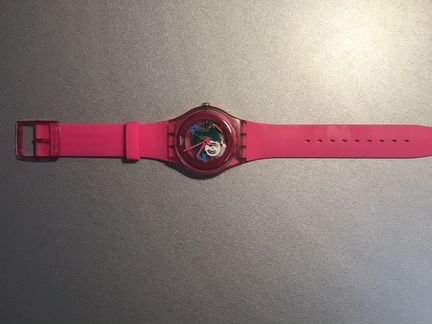Прозрачные часы swatch