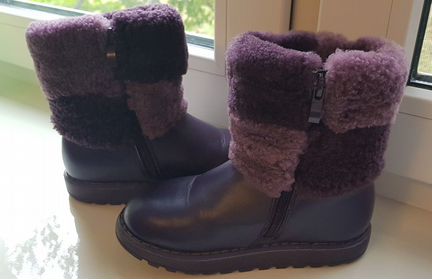 Зимние ботинки д/д р.29 натур кожа и мех