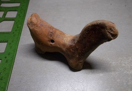 Игрушка Свистулька Глиняная Россия Старинная